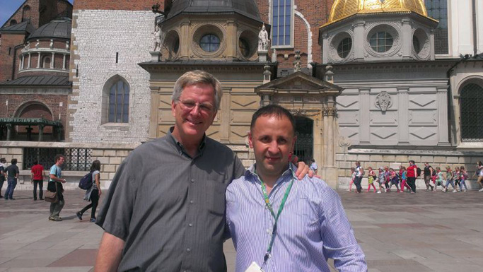 with Rick Steves in Krakow